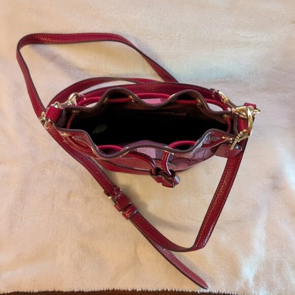 COACH Mini Dempsey Jacquard Leather Bag (NWOT) - Picture 2 of 7